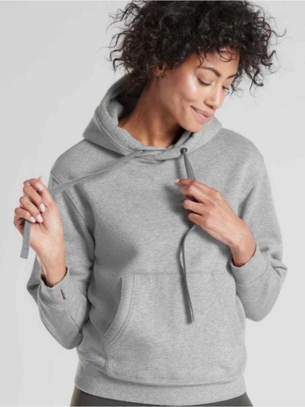 NWT! Athleta Gray 24/7 Hoodie in Small
